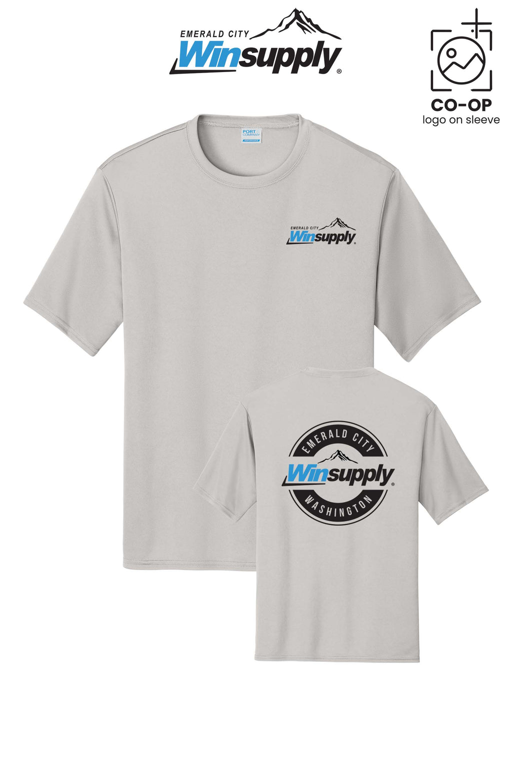 Port & Co™ Performance UPF 50 Tee - Winsupply Emerald City