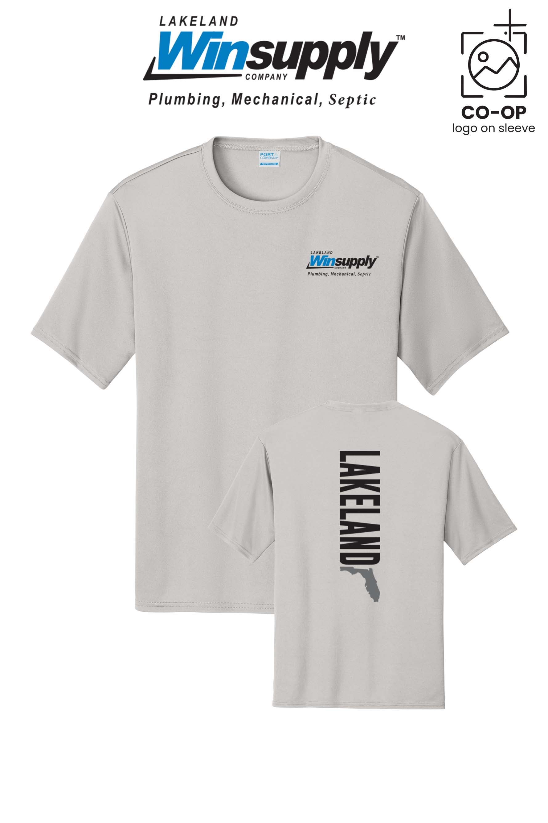 Port & Co™ Performance UPF 50 Tee - Lakeland Winsupply