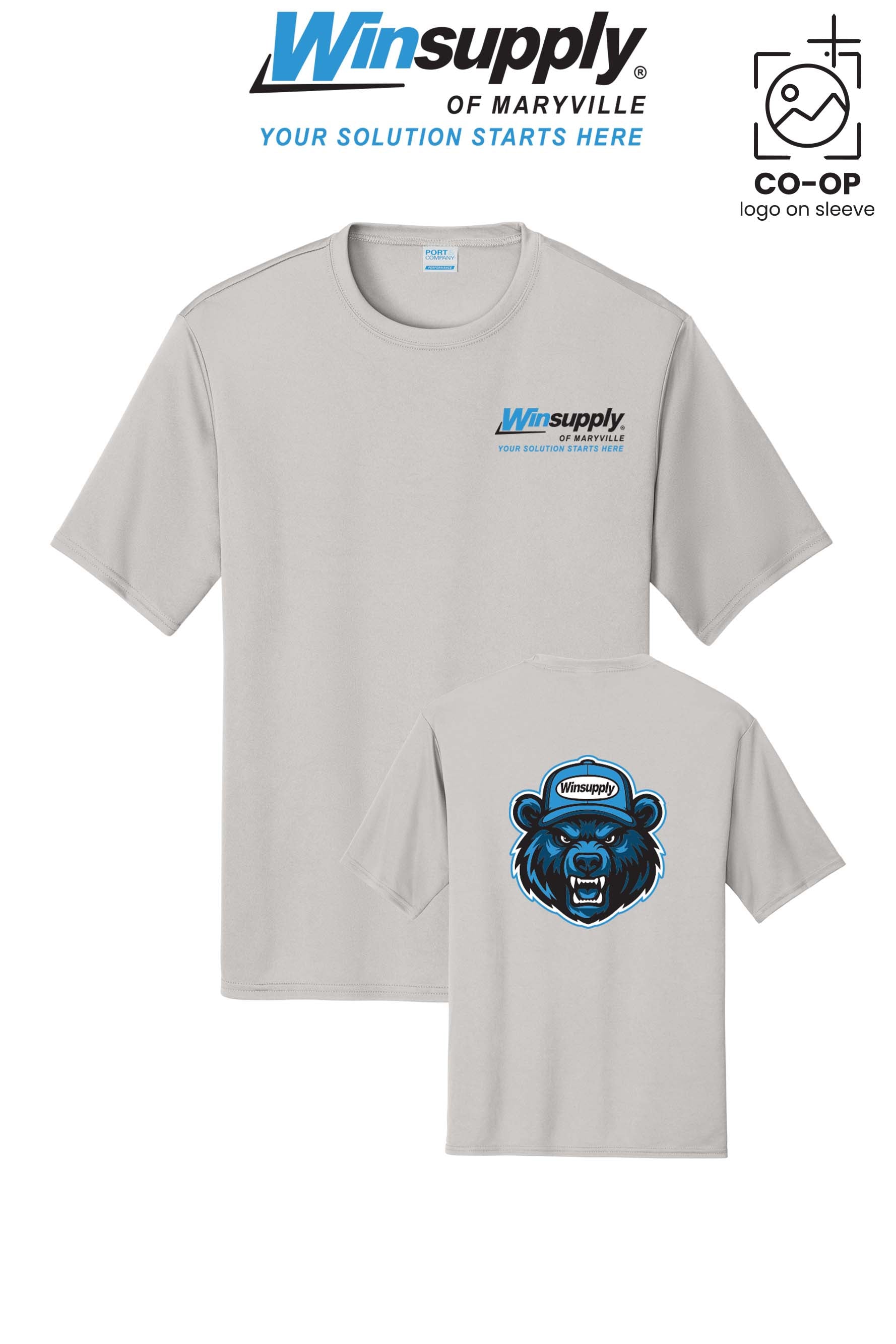 Port & Co™ Performance UPF 50 Tee - Winsupply of Maryville