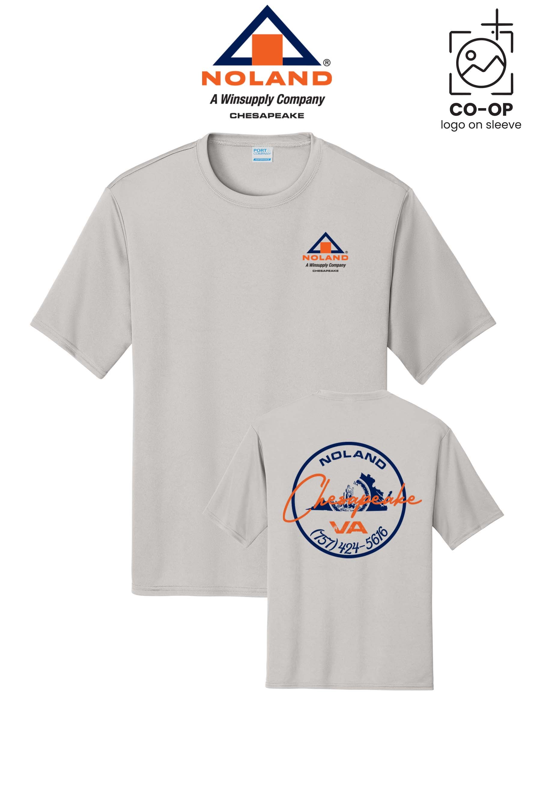 Port & Co™ Performance UPF 50 Tee - Noland Company Chesapeake