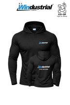 Port & Co™ Performance Pullover Hooded UPF50 Tee - KC Windustrial
