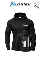 Port & Co™ Performance Pullover Hooded UPF50 Tee - Sidney Windustrial
