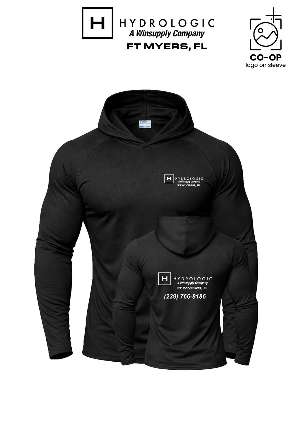 Port & Co™ Performance Pullover Hooded UPF50 Tee - Winsupply Ft Myers FL Co.