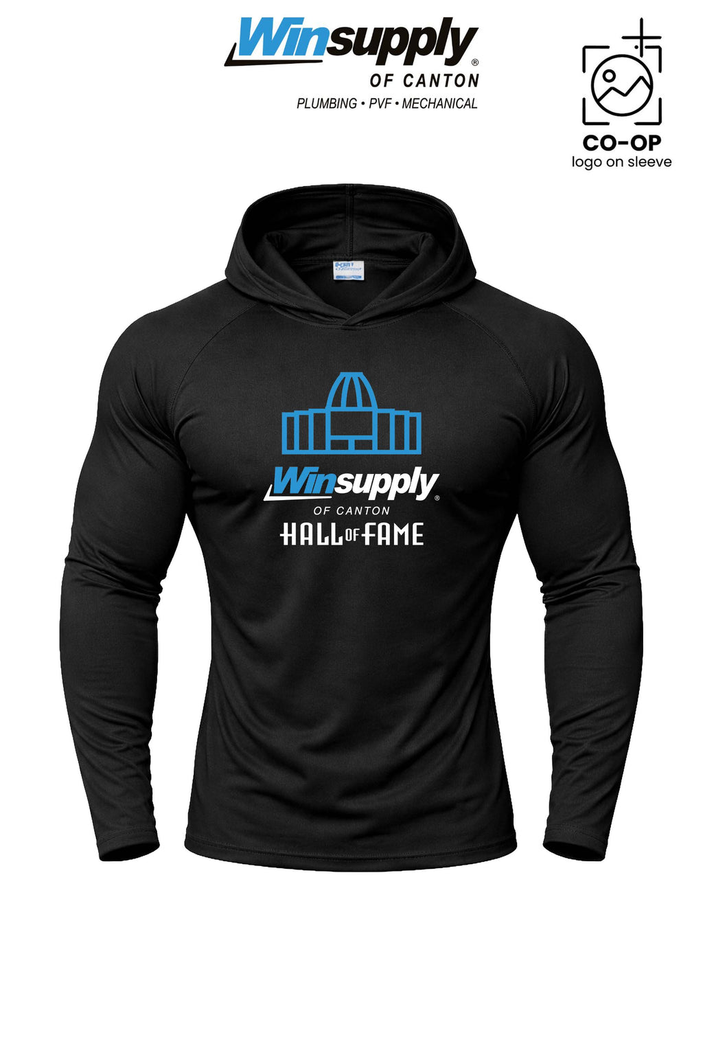 Port & Co™ Performance Pullover Hooded UPF50 Tee - Winsupply of Canton
