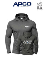 Port & Co™ Performance Pullover Hooded UPF50 Tee - APCO Supply - Indianapolis