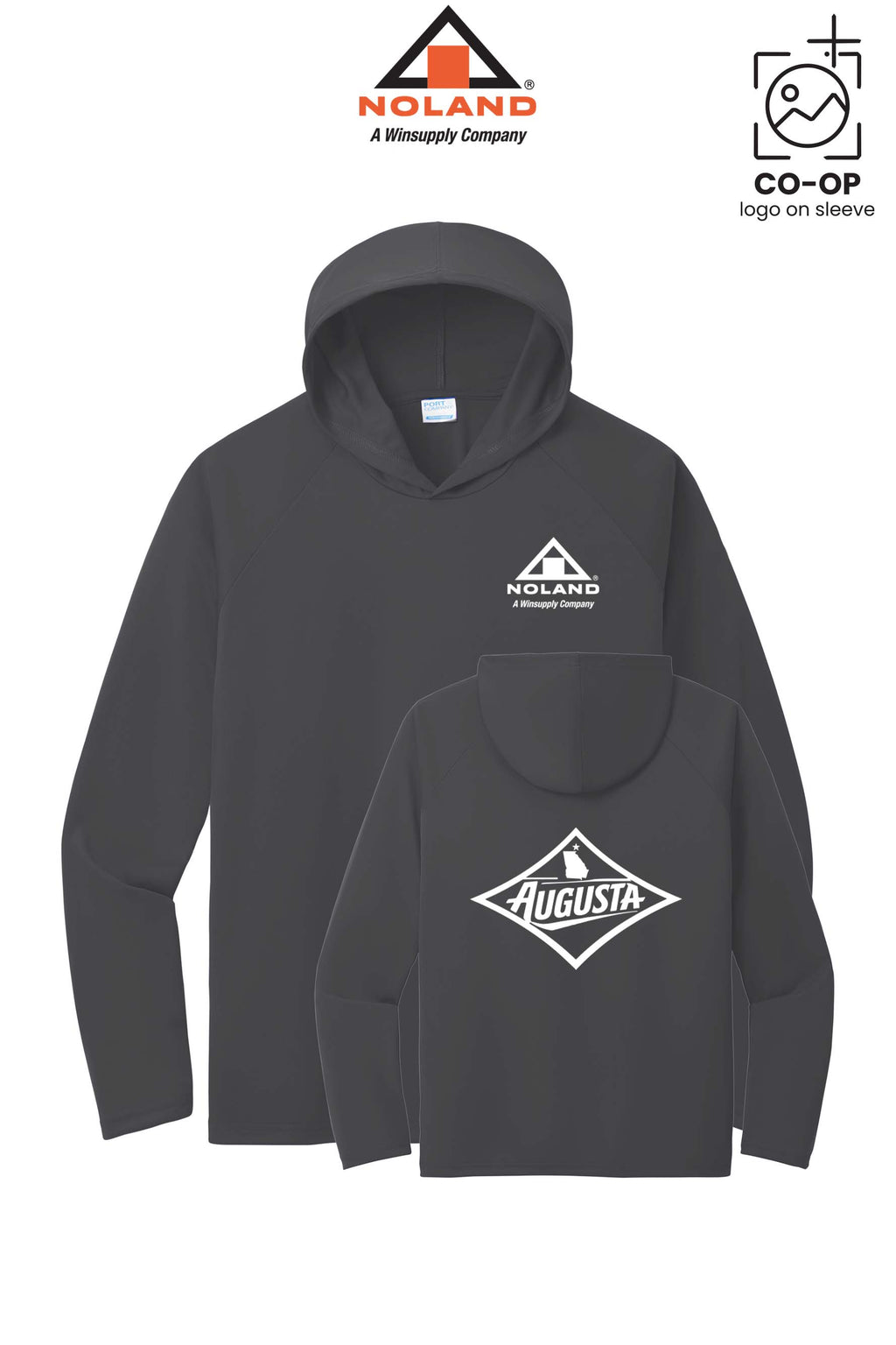 Port & Co™ Performance Pullover Hooded UPF50 Tee - Noland of Augusta GA