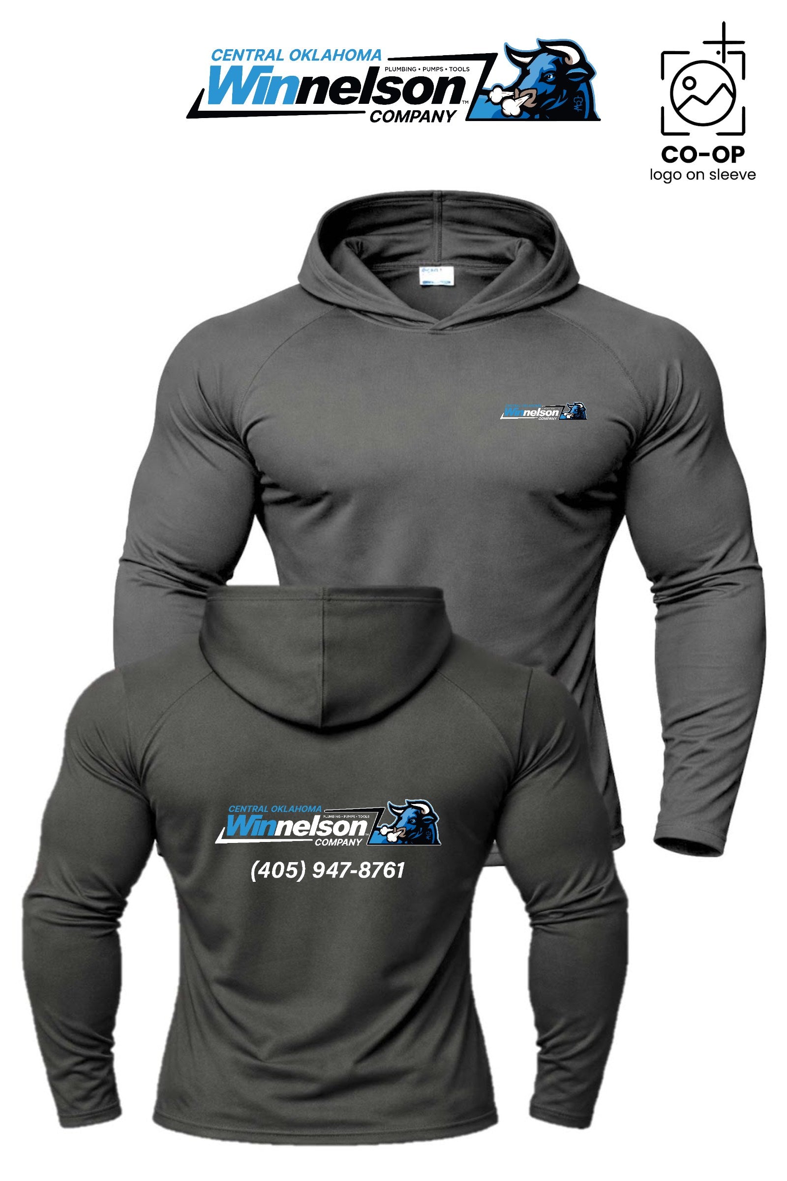 Port & Co™ Performance Pullover Hooded UPF50 Tee - Winnelson Central Oklahoma