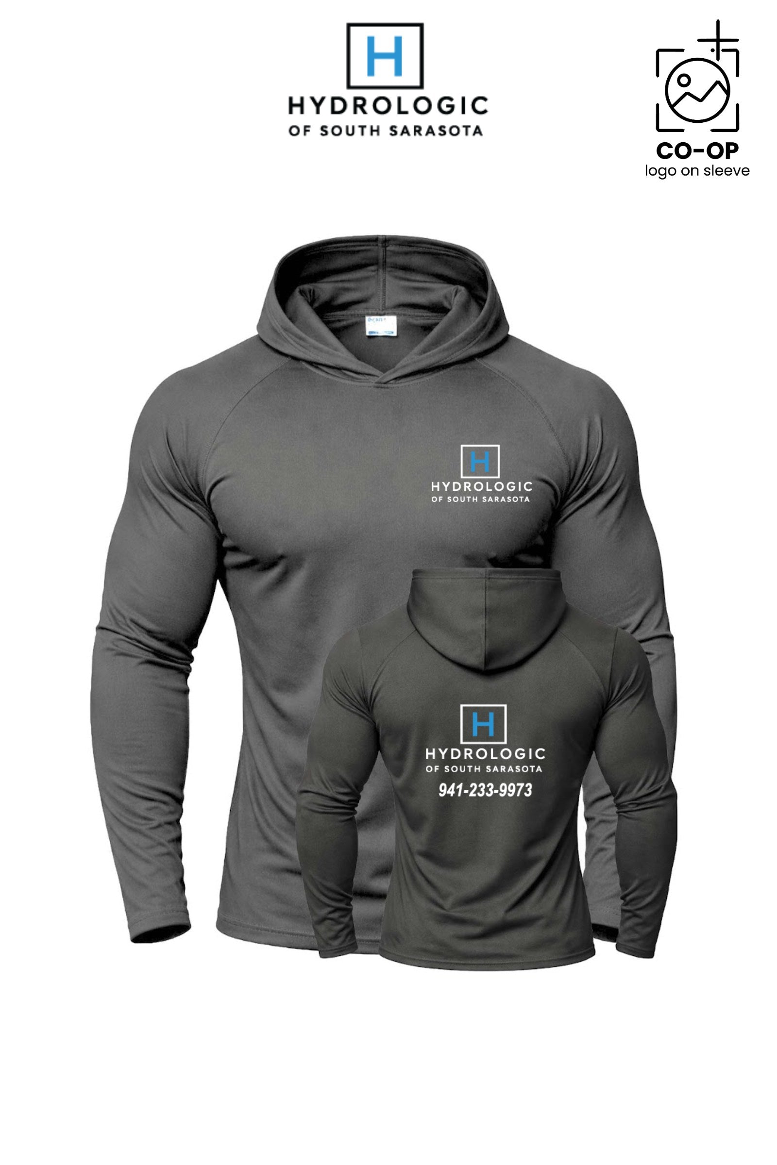 Port & Co™ Performance Pullover Hooded UPF50 Tee - Winsupply Sarasota FL Co.