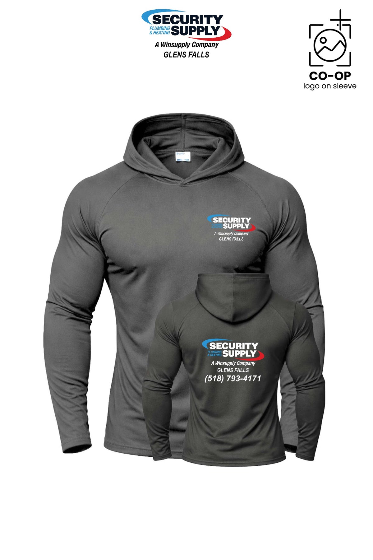 Port & Co™ Performance Pullover Hooded UPF50 Tee - SPHS Glens Falls