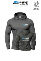 Port & Co™ Performance Pullover Hooded UPF50 Tee - Winsupply of Bismarck