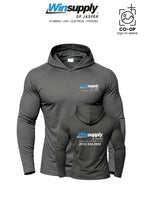 Port & Co™ Performance Pullover Hooded UPF50 Tee - Winsupply of Jasper