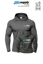 Port & Co™ Performance Pullover Hooded UPF50 Tee - Winsupply of Miami