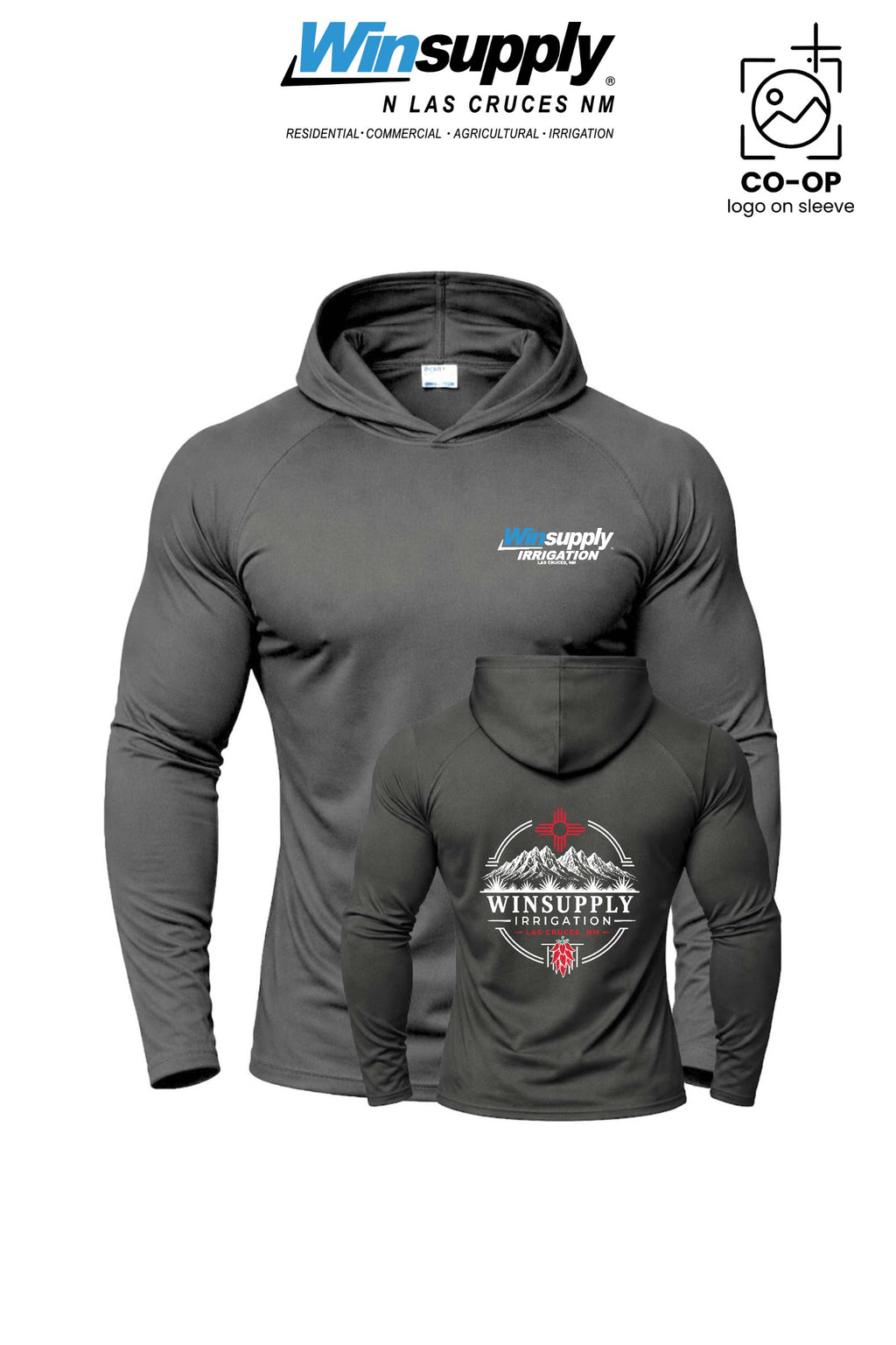 Port & Co™ Performance Pullover Hooded UPF50 Tee - Winsupply N Las Cruces NM