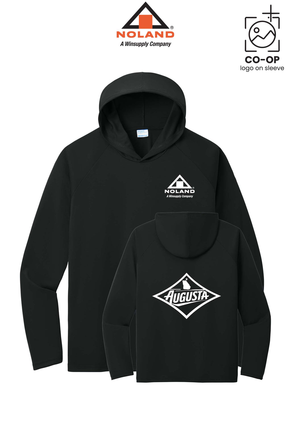 Port & Co™ Performance Pullover Hooded UPF50 Tee - Noland of Augusta GA