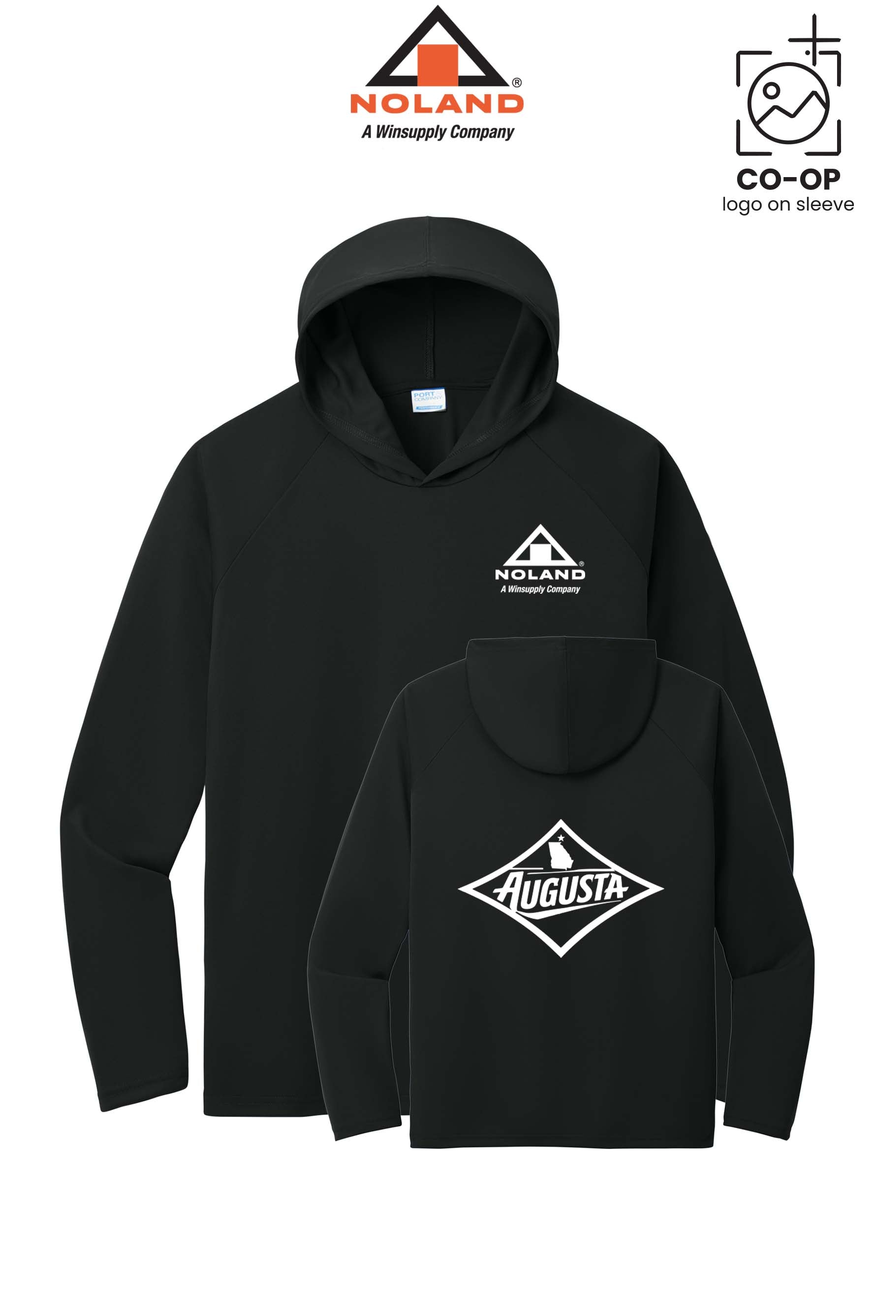 Port & Co™ Performance Pullover Hooded UPF50 Tee - Noland of Augusta GA