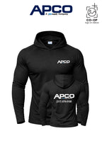 Port & Co™ Performance Pullover Hooded UPF50 Tee - APCO Supply - Indianapolis