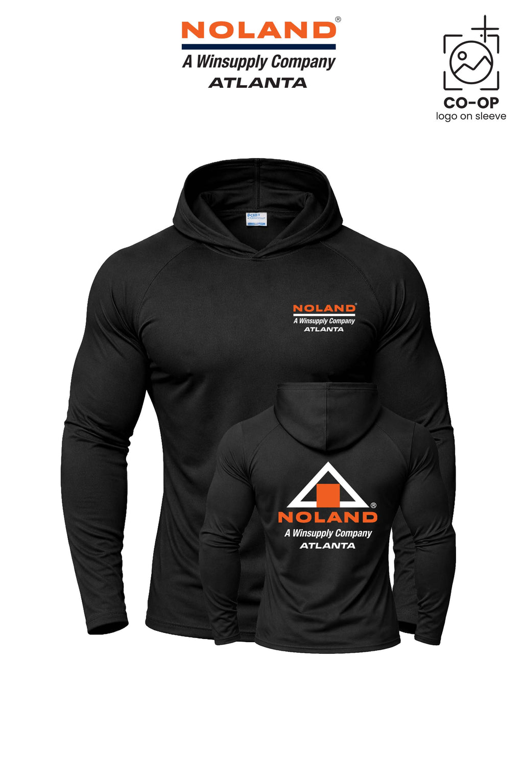 Port & Co™ Performance Pullover Hooded UPF50 Tee - Atlanta Noland