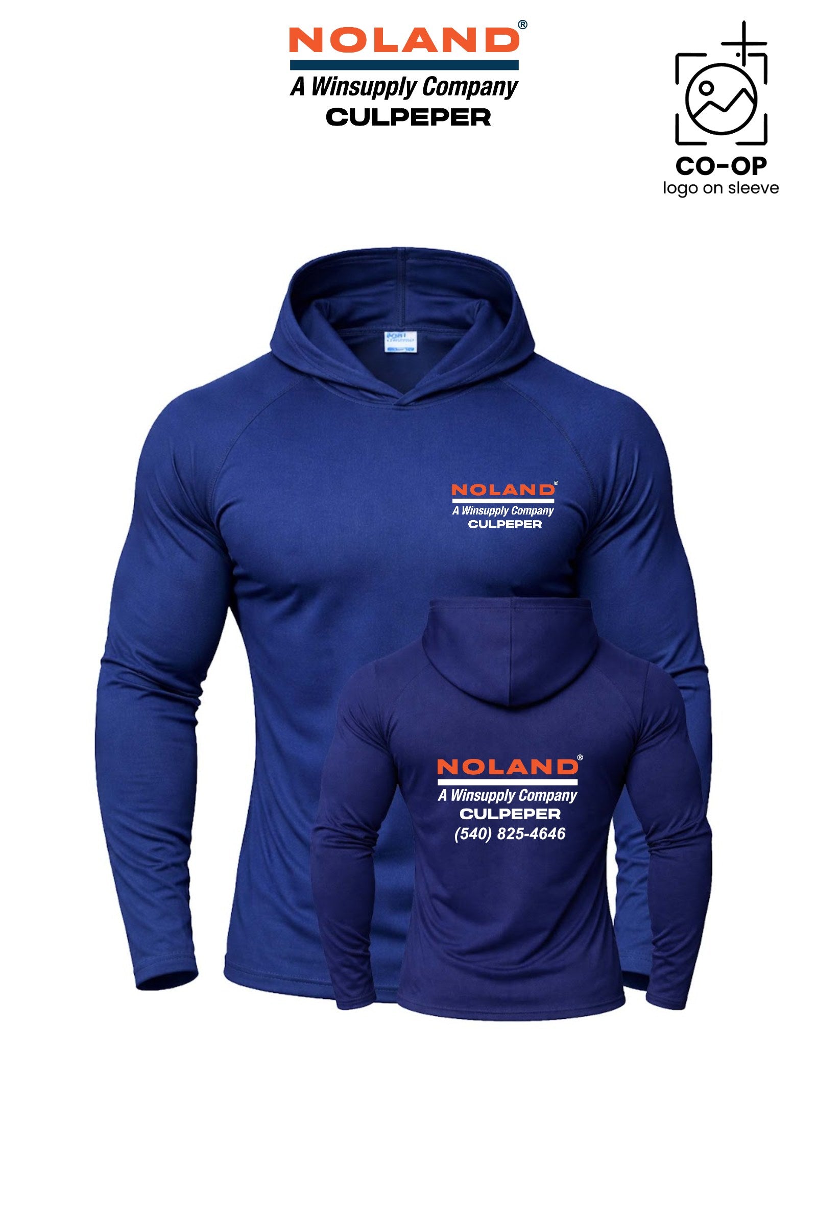 Port & Co™ Performance Pullover Hooded UPF50 Tee - Culpeper Noland