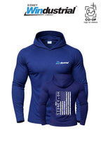 Port & Co™ Performance Pullover Hooded UPF50 Tee - Sidney Windustrial