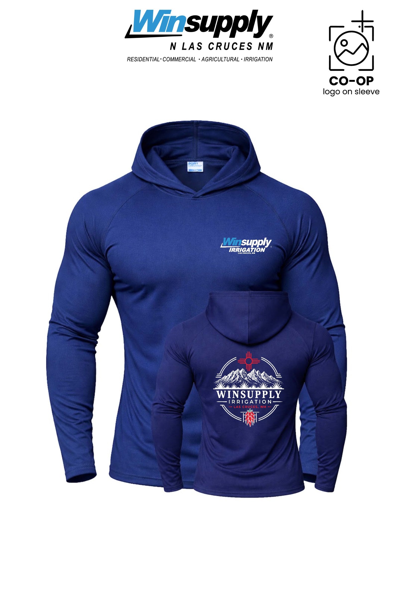 Port & Co™ Performance Pullover Hooded UPF50 Tee - Winsupply N Las Cruces NM