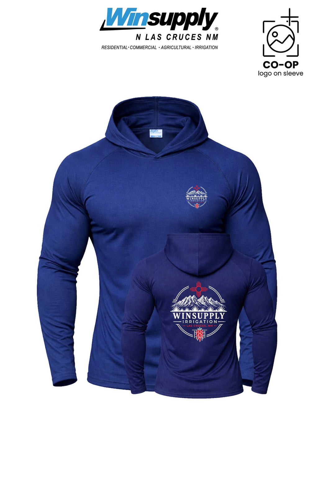 Port & Co™ Performance Pullover Hooded UPF50 Tee - Winsupply N Las Cruces NM