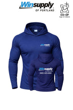 Port & Co™ Performance Pullover Hooded UPF50 Tee - Winsupply of Portland