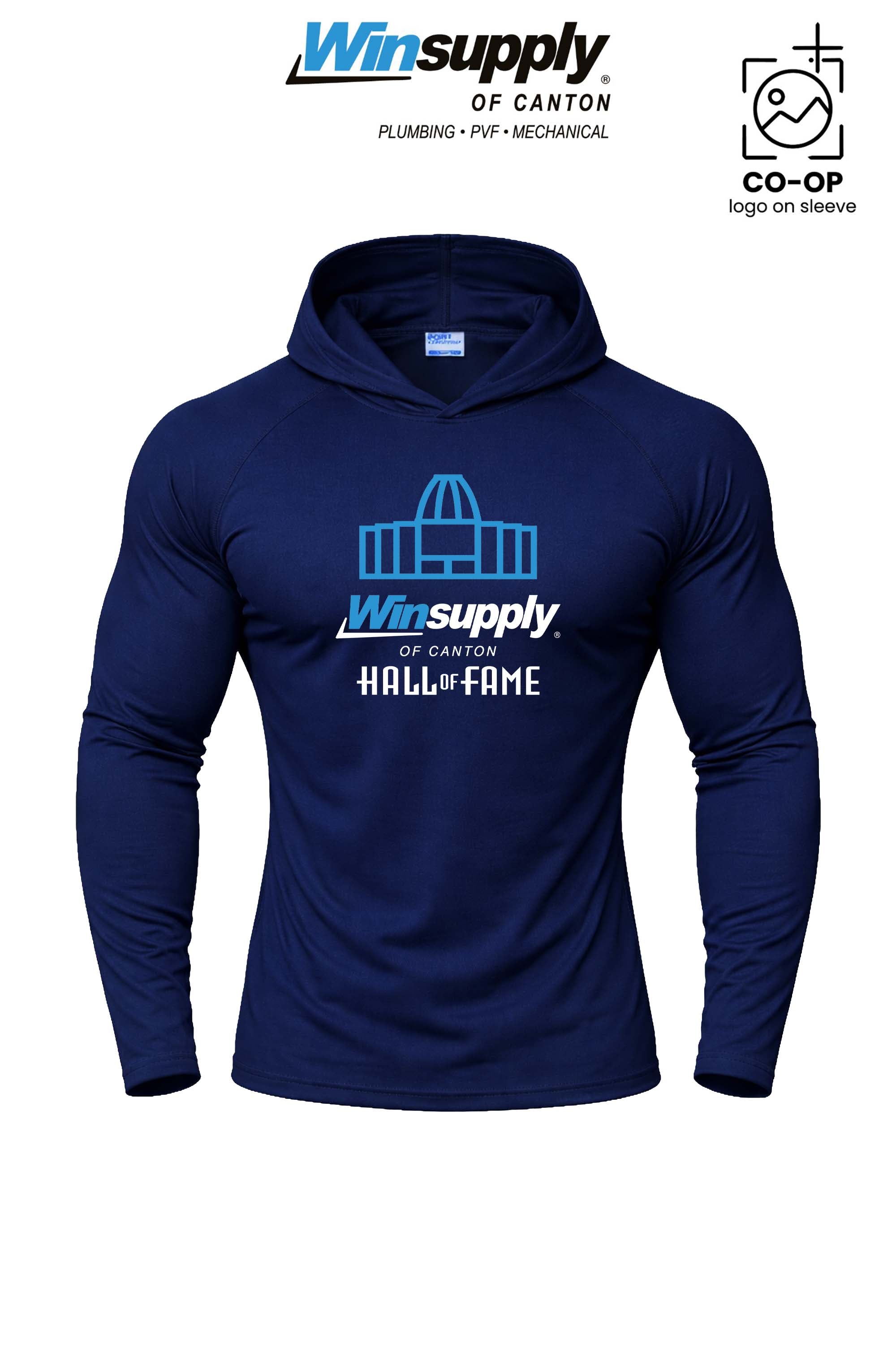 Port & Co™ Performance Pullover Hooded UPF50 Tee - Winsupply of Canton