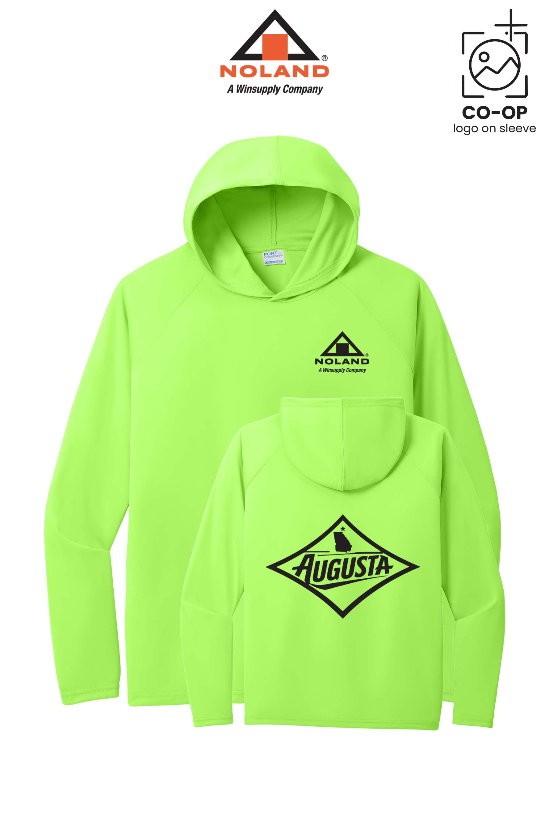 Port & Co™ Performance Pullover Hooded UPF50 Tee - Noland of Augusta GA