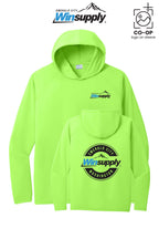 Port & Co™ Performance Pullover Hooded UPF50 Tee - Winsupply Emerald City
