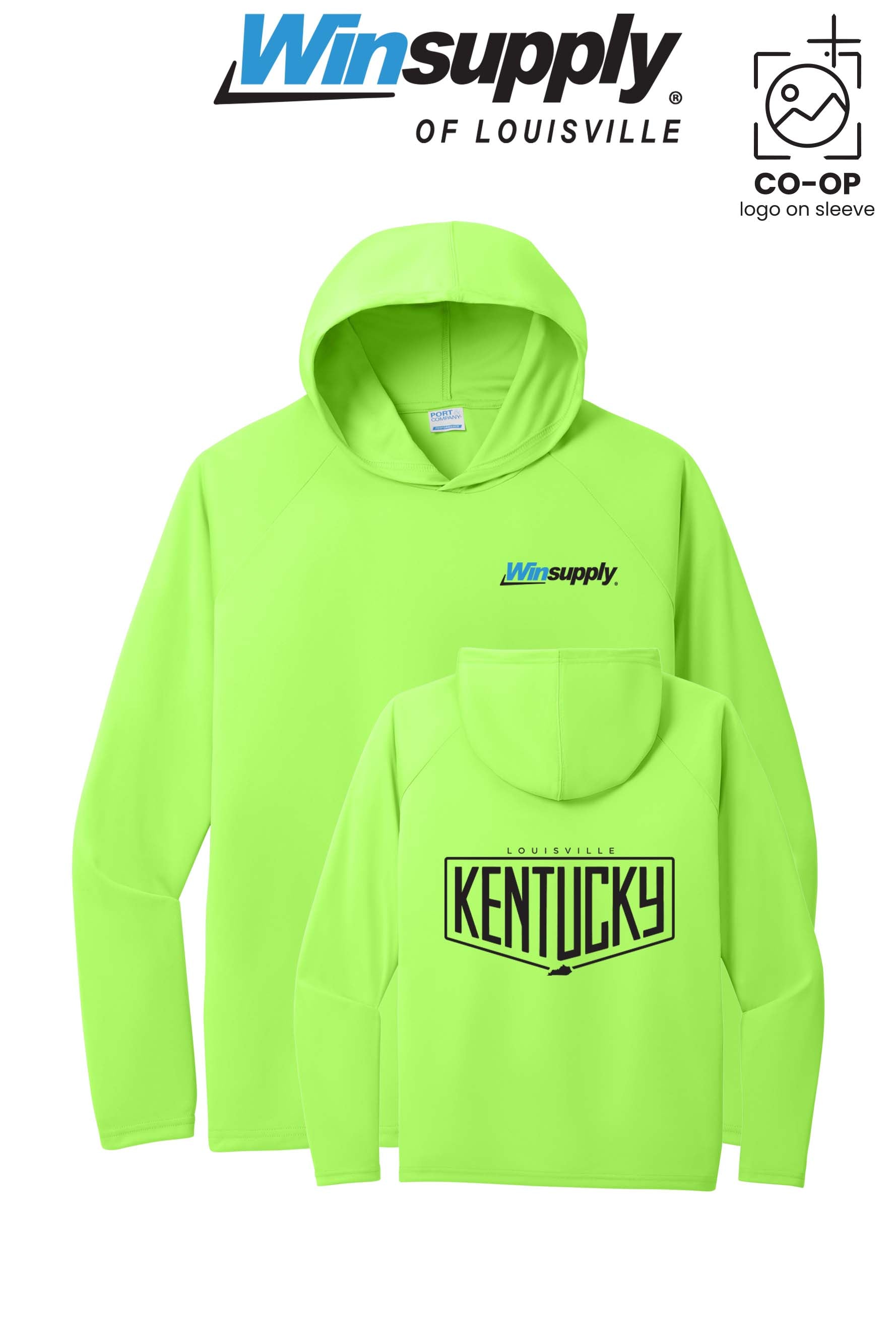 Port & Co™ Performance Pullover Hooded UPF50 Tee - Winsupply of Louisville KY