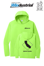 Port & Co™ Performance Pullover Hooded UPF50 Tee - Santa Clara Windustrial