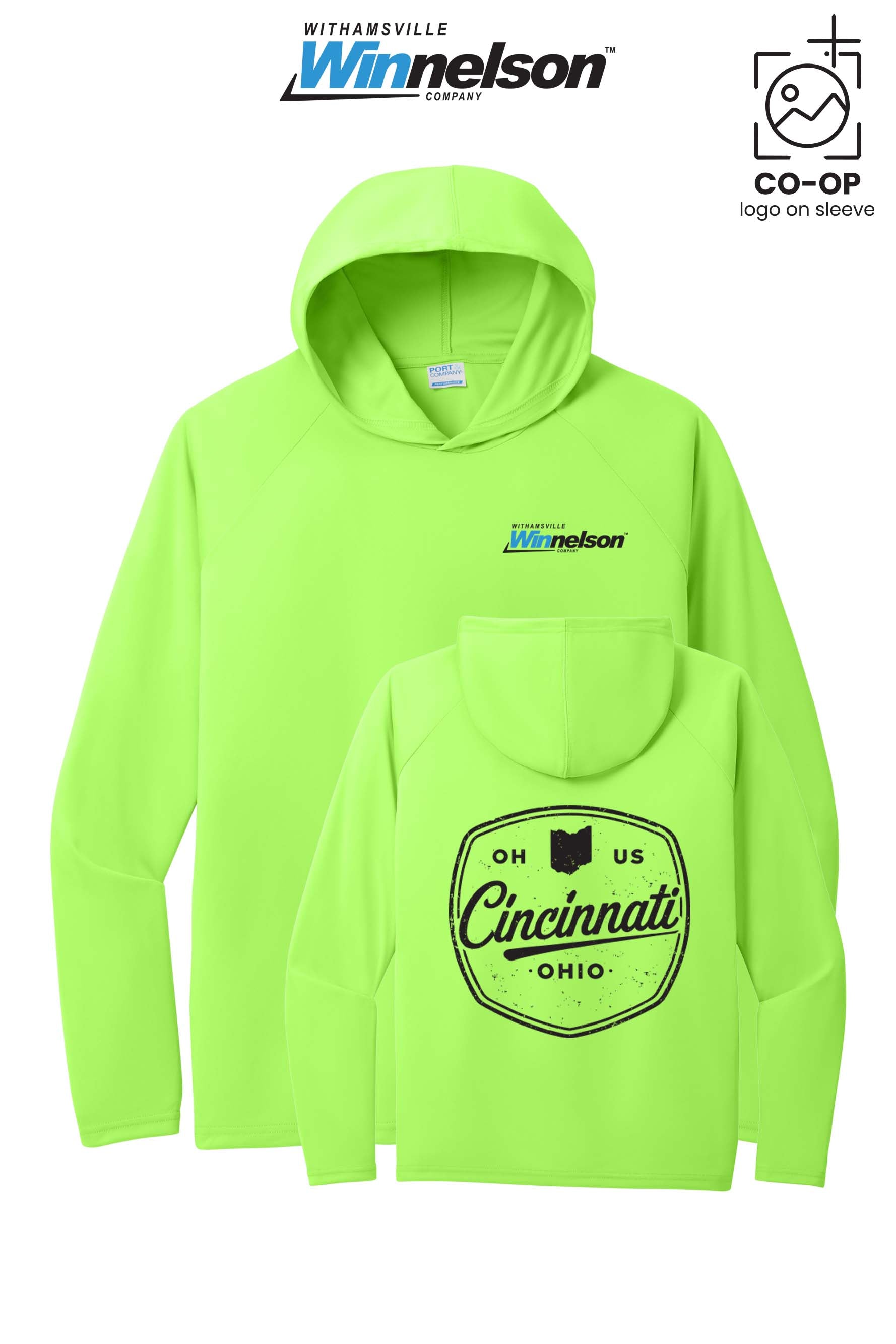 Port & Co™ Performance Pullover Hooded UPF50 Tee - Withamsville Winnelson
