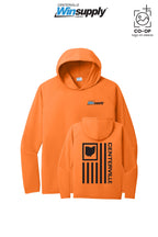 Port & Co™ Performance Pullover Hooded UPF50 Tee - Winsupply Centerville OH