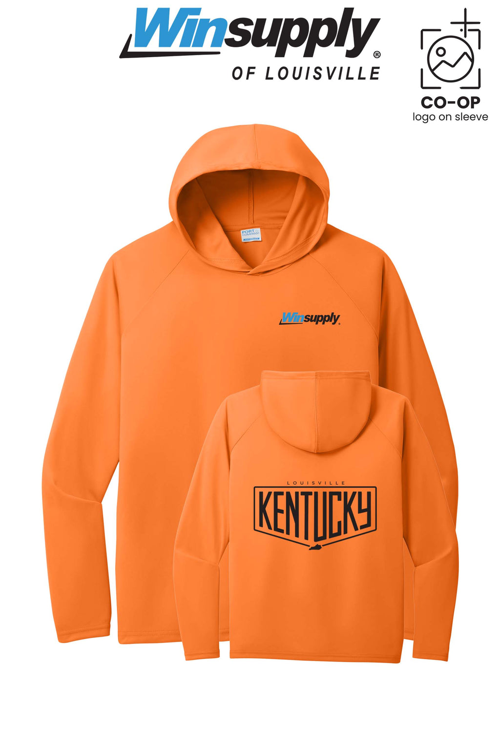 Port & Co™ Performance Pullover Hooded UPF50 Tee - Winsupply of Louisville KY