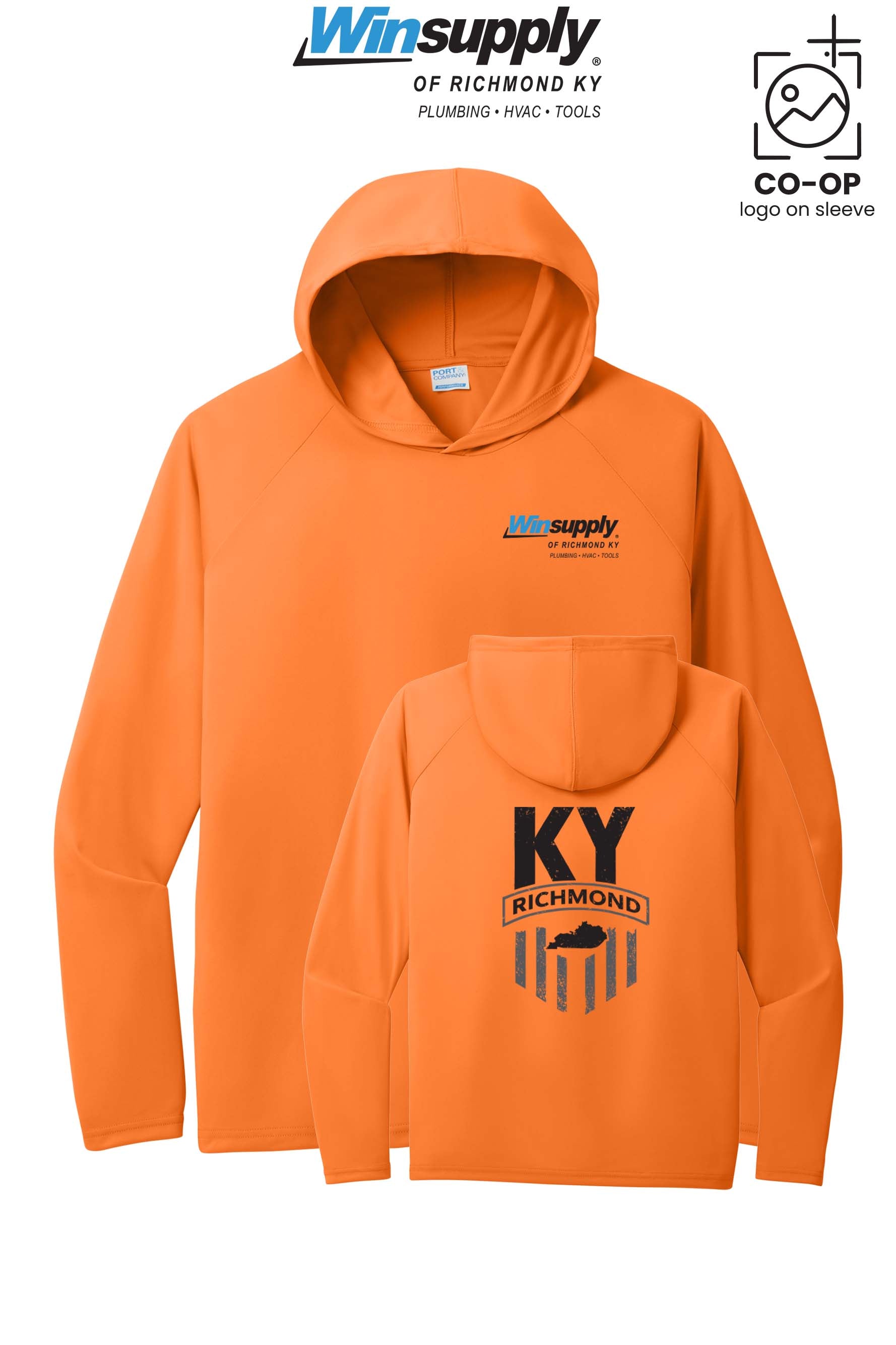 Port & Co™ Performance Pullover Hooded UPF50 Tee - Winsupply of Richmond KY