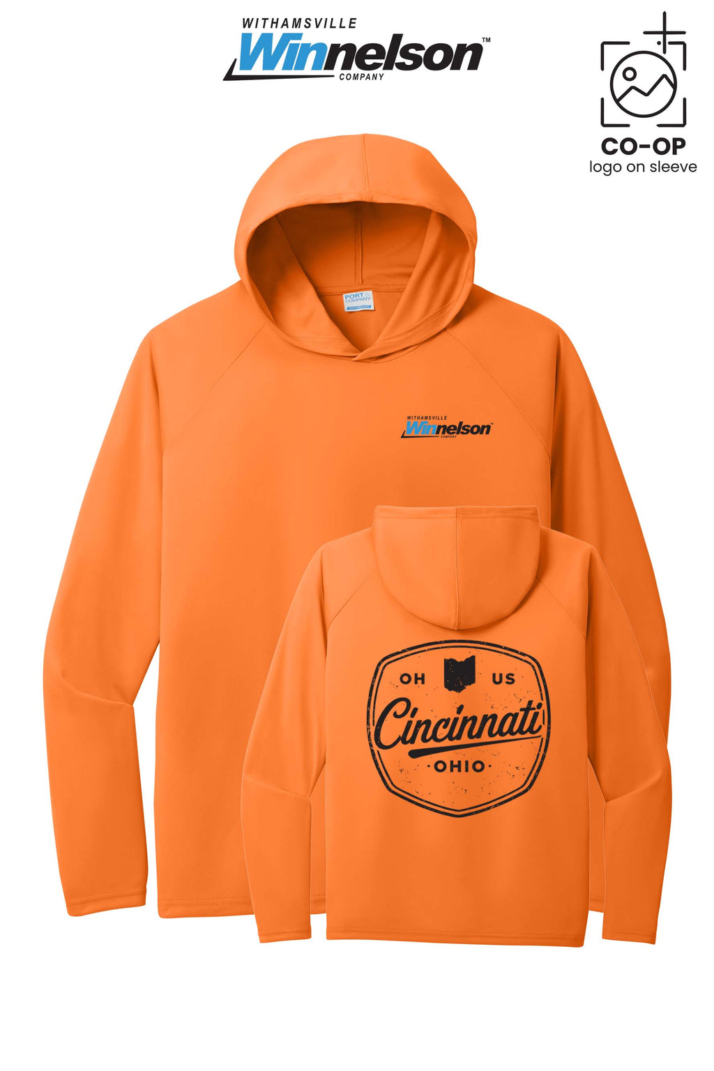 Port & Co™ Performance Pullover Hooded UPF50 Tee - Withamsville Winnelson