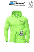 Port & Co™ Performance Pullover Hooded UPF50 Tee - Inland Empire Windustrial