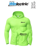 Port & Co™ Performance Pullover Hooded UPF50 Tee - Wilder Winlectric