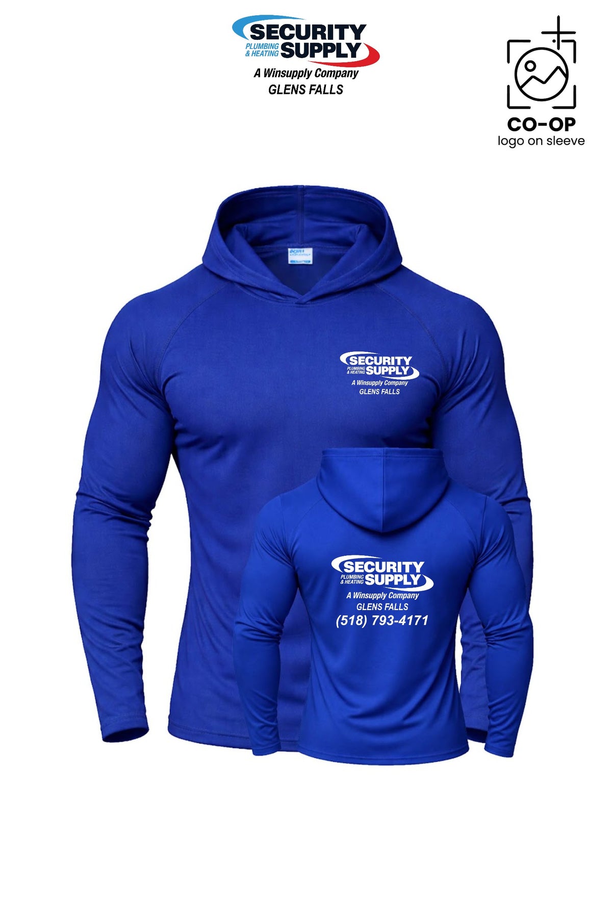 Port & Co™ Performance Pullover Hooded UPF50 Tee - SPHS Glens Falls