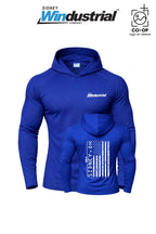 Port & Co™ Performance Pullover Hooded UPF50 Tee - Sidney Windustrial