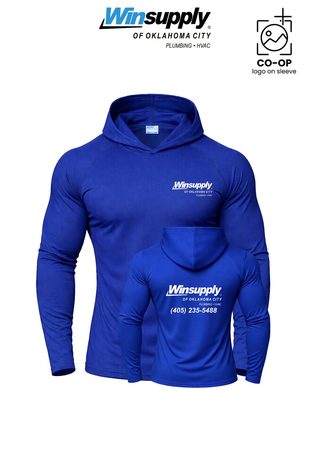 Port & Co™ Performance Pullover Hooded UPF50 Tee - Winsupply of Oklahoma City