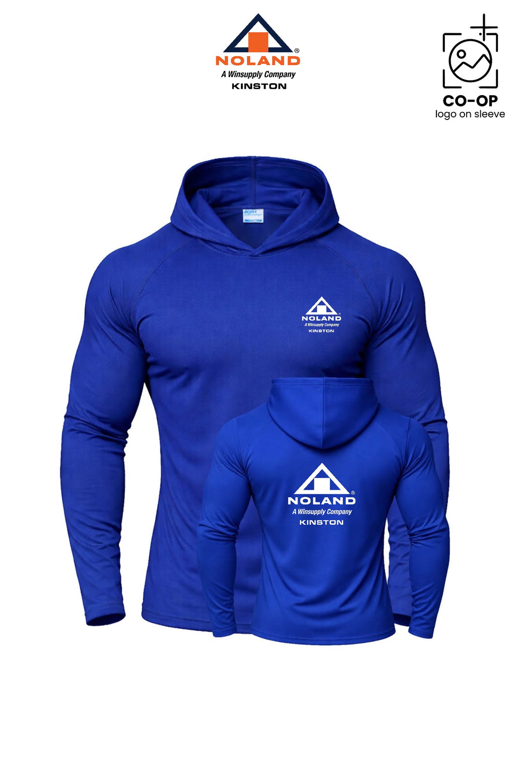 Port & Co™ Performance Pullover Hooded UPF50 Tee - Kinston Noland