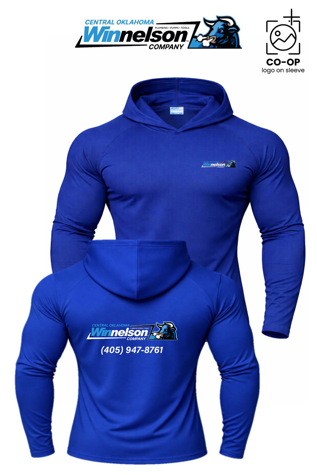 Port & Co™ Performance Pullover Hooded UPF50 Tee - Winnelson Central Oklahoma