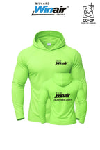 Port & Co™ Performance Pullover Hooded UPF50 Tee - Midland Winair
