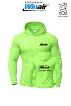 Port & Co™ Performance Pullover Hooded UPF50 Tee - North Denver Winair