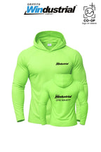 Port & Co™ Performance Pullover Hooded UPF50 Tee - Griffith Windustrial