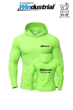 Port & Co™ Performance Pullover Hooded UPF50 Tee - Sacramento Windustrial