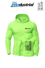 Port & Co™ Performance Pullover Hooded UPF50 Tee - Sidney Windustrial