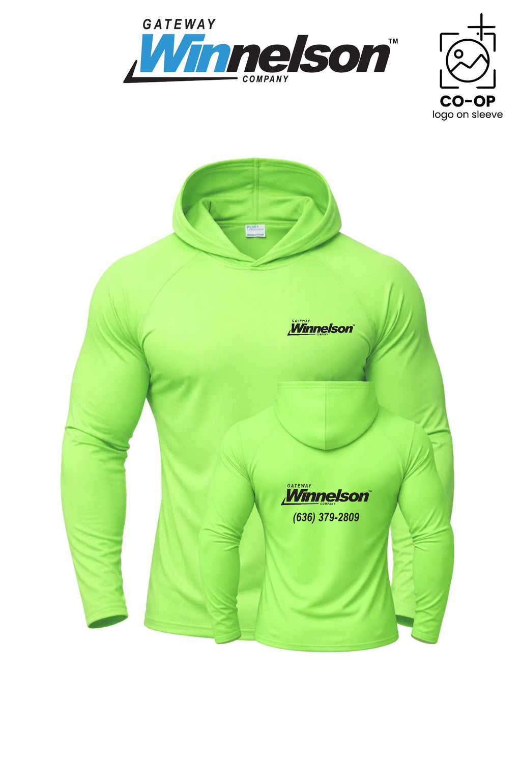 Port & Co™ Performance Pullover Hooded UPF50 Tee - Gateway Winnelson