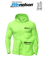 Port & Co™ Performance Pullover Hooded UPF50 Tee - Rock Springs Winnelson